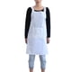 thumbnail image 1 of Naiovety Delantal completo impermeable Chef de cocina plástico sin mangas delantales simples hogar práctico ayudante para cocinar carpintería Organizadores de utensilios de cocina Blanco 80x75cm Naiovety HA073413-01, 1 of 6