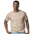 thumbnail image 3 of Gildan Men Light Cotton T-Shirt, Adult Crewneck Tee, 100% cotton Sand Shirt, 3XL, 3 of 5