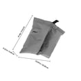thumbnail image 2 of YOSADIER 2Pcs Canopy Grey Oxford Cloth For Tent Fixing Windproof 14.93X12.69X0.12in, 2 of 8