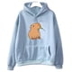 thumbnail image 3 of Sudadera con capucha con estampado de carpincho divertido para mujer/hombre, camisetas de dibujos animados Kawaii, sudadera para niñas, jerséis con capucha gráficos Harajuku de moda Unisex, 3 of 4