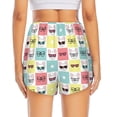 thumbnail image 4 of Haiem Cute French Bulldog Women's 2 in 1 Running Shorts - Lightweight Athletic Workout Gym Yoga Breathable Sports Shorts Liner with Phone Pockets-, 4 of 9