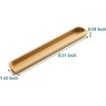 thumbnail image 2 of Zinc Alloy Recessed Cabinet Handle 4 Pack Flush Pull for Sliding Door Kitchen Drawer, Gold, 2 of 7