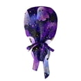 thumbnail image 6 of DORKASM Halloween Scrub Caps Women Caps Working Adjustable Tie Back Hats Purple One Size, 6 of 6