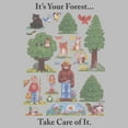 thumbnail image 2 of Mens Smokey Bear Take Care of the Forest T Shirt, 2 of 3