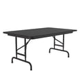 thumbnail image 3 of Correll Adjustable Height High Pressure Top Folding Table 30x48" RECTANGULAR, BLACK GRANITE BLACK, 3 of 4