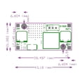 thumbnail image 3 of LM2596 Módulo Convertidor de Fuente Alimentación Ajustable Buck-DC Buck DC-DC 3A Sunnimix Módulo de fuente de alimentación reductor, 3 of 7