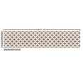 thumbnail image 3 of Ambesonne Ethnic Fabric by the Yard Upholstery, Flowers Stripes Dots Pattern, 1 Yard, Blush Dark Grey, 3 of 5