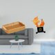 thumbnail image 2 of Cesta De Frutas Tejida Y Escultura De Pescado, Adorno De Resina, Estatua Moderna De Carpa, Cuenco Para Servir Aperitivos, Plato De Pan, Figura De Animal Para Decoración De Escritorio Del Hogar, 2 of 8