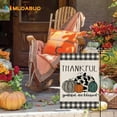 thumbnail image 6 of Fall Pumpkins Garden Flag Autumn Welcome Thanksgiving Buffalo Check Fall Yard Flag Farmhouse Double Sided Lattice Vertical Outdoor Decor 12 x 18 In, 6 of 6