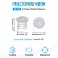 thumbnail image 2 of Salt and Pepper Shaker Stoppers Plastic Salt Shaker Plug Replacement Round End Cap 0.28", 2 of 6