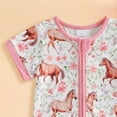 thumbnail image 5 of JUMEYU Romper for Boys Newborn Baby-Boys Short Sleeve Romper Summer Rompers 0 3 6 9 12 18 24 Months (Pink,0-3 Months), 5 of 6