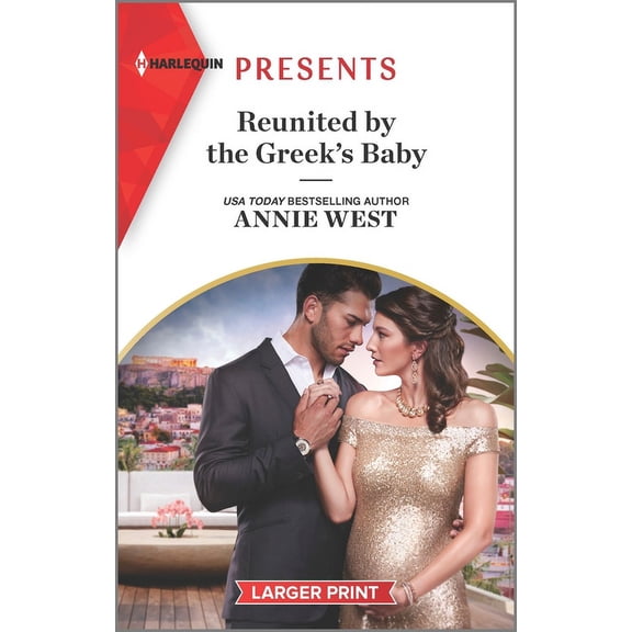 Reunited by the Greek's Baby (Paperback)(Large Print)
