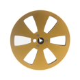 thumbnail image 2 of Carrete de cinta vacío de 1/4 7 pulgadas, carretes abiertos, cinta de sonido, máquina de apertura portátil, pieza de aleación de aluminio Oro, 2 of 8