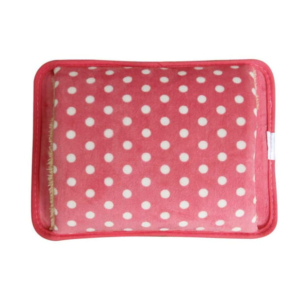 Inteprter Bolsa de agua caliente Dot, calentador de manos eléctrico de invierno, botella de agua caliente, bolsa de agua caliente de terciopelo a prueba Type4 NO4 Inteprter JJ16223-05