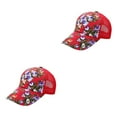 thumbnail image 1 of Maytalsory 1/2/3/5 Comfortable Ball Cap For Women - Fashionable With Sun Protection Universal Size bright red 2PCS, 1 of 6
