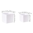 thumbnail image 2 of BALAHAPY 2Pcs Simple Design Flower Pots for Family and Indoor Plants 9.5x7.5x3.7in, 2 of 8
