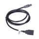 thumbnail image 2 of Adaptador de Cable USB, Adaptador de Cable USB de 4 Pines Extensor de Cable Macho 102 Cm / 40,16 Pulgadas de Largo ABS Negro para Nissan Teana Ecomeon no, 2 of 5