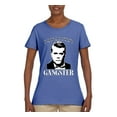 thumbnail image 2 of Wild Bobby, Rest In Peace Ray Liotta Movie Quote Always Wanted to be a Gangster Famous People Womens Graphic T-Shirt, Light Blue, Small, 2 of 5