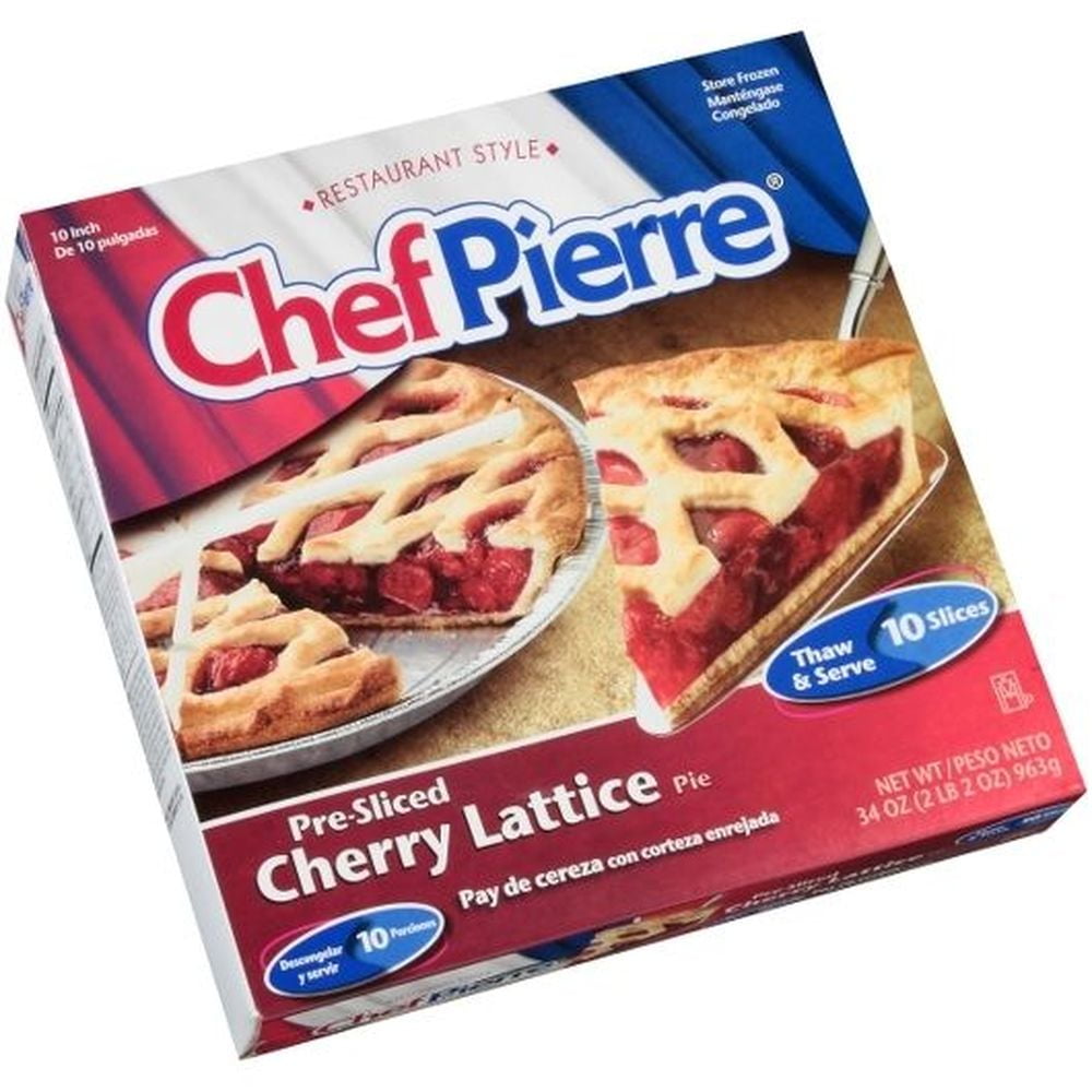 Chef Pierre Pre Sliced Cherry Lattice Pie, 2.125 Pound -- 6 per case