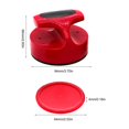 thumbnail image 3 of Home Standard Air Hockey Paddle and Pucks 94mm Table Hockey Pusher Set Goal Handle Paddle Replacement for Game Table Red, 3 of 4