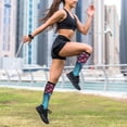 thumbnail image 6 of Pofeuu Fantasy Mushrooms Print Compression Socks for Women & Men Circulation - Best Support for Nurses,Running,Athletic,Sports, 6 of 7