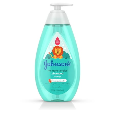 Johnson's No More Tangles Kids Shampoo, Paraben Free, 20.3 fl. (Best Shampoo For Tangled Hair)