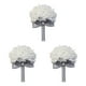 thumbnail image 5 of Minnieouse Ramos de novia elegantes - Materiales de apariencia realista Flores Ramo de novia Decoración de boda Cinta plateada Type1 NO1, 5 of 6