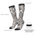 thumbnail image 4 of Yiaed Leopard And Zebra Print Great elasticity Adult Stockings Sports socks for Men and Women, 4 of 6