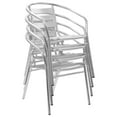 thumbnail image 2 of vidaXL Ensemble de Salle à Manger d'Extérieur 5 Pcs Aluminium Argent, 2 of 5