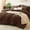 A2-Brown, variant on Olive Green Queen Comforter Set 7 Pieces Bed in a Bag,Luxury Soft Down Alternative Bedding, with Comforter Fitted Sheet Flat Sheet Pillowcases Shams