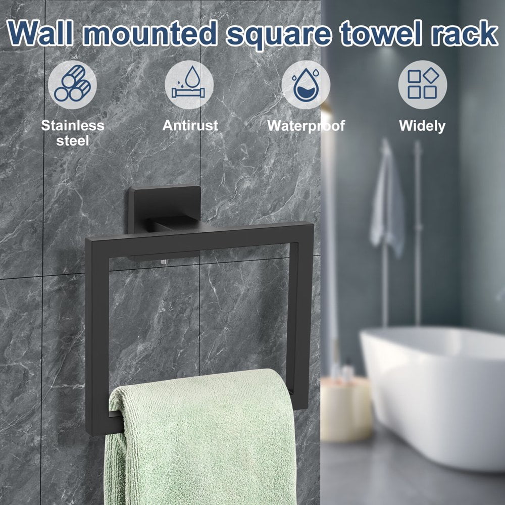 Black modern towel rack new arrivals