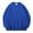 Blue, variant on Diufon Plus Size Pullover Tops for Women Solid Color Sweatshirts Round Neck Long Sleeve Blouses