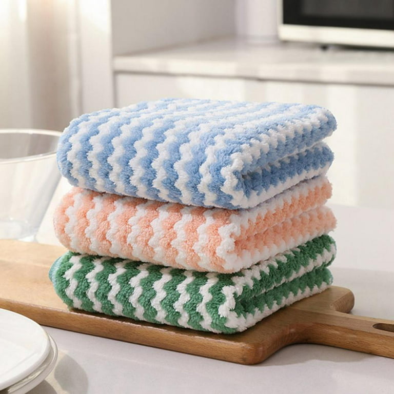 Kitchen Dish Towels, Cotton Kitchen Towels and Dishcloths Set, 20 Pack Dish Cloths for Washing Dishes Dish Rags for Drying Dishes Kitchen Wash Clothes