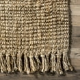 thumbnail image 4 of nuLOOM Daniela Chunky Jute Natural 4' x 6' Farmhouse Area Rug, 4 of 10