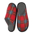 thumbnail image 2 of IAUYY Memory Foam House Slippers Suitable for Both Men and Women. Comfortable, Anti-Slip Plush Flat-Bottomed Slippers The Best Holiday Gift Red Wrapping Paper Design, 2 of 9