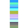 thumbnail image 2 of Grayscale 7x14 White Modern Wood Framed Museum Art Print Titled - Totem XXXVII, 2 of 4