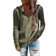 thumbnail image 1 of Suéter con capucha para mujer, chaqueta de punto informal, sudadera con capucha y cremallera, 1 of 4