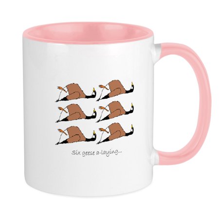 

CafePress - Six Geese A Laying... Mug - Ceramic Coffee Tea Novelty Mug Cup 11 oz