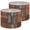 Color 4, variant on Linen Drum Lamp Shades Beige Concrete Cracks Subtle Speckled Rustic Factory 13" x 13" x 10" Lampshade for Table Lamps Floor Lamps Lamp Shade Replacement Easy Assembly Required