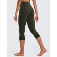 thumbnail image 3 of Pantalones CRZ YOGA Butterluxe Verde Oliva Tiro Alto 48 cm, 3 of 6