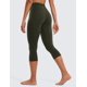 thumbnail image 3 of Pantalones CRZ YOGA Butterluxe Verde Oliva Tiro Alto 48 cm, 3 of 6