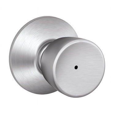 Schlage Bell Satin Chrome Privacy Lock ANSI Grade 2 1-3/4 in.