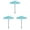 Blue, variant on 10 Inch Diam Plant Umbrella, Outdoor UV Protection Plant Shade, Mini Parasol Provides Shade to Defend Plants from Blazing Sun, Windproof Sunshade for Garden Balcony Patio Plants