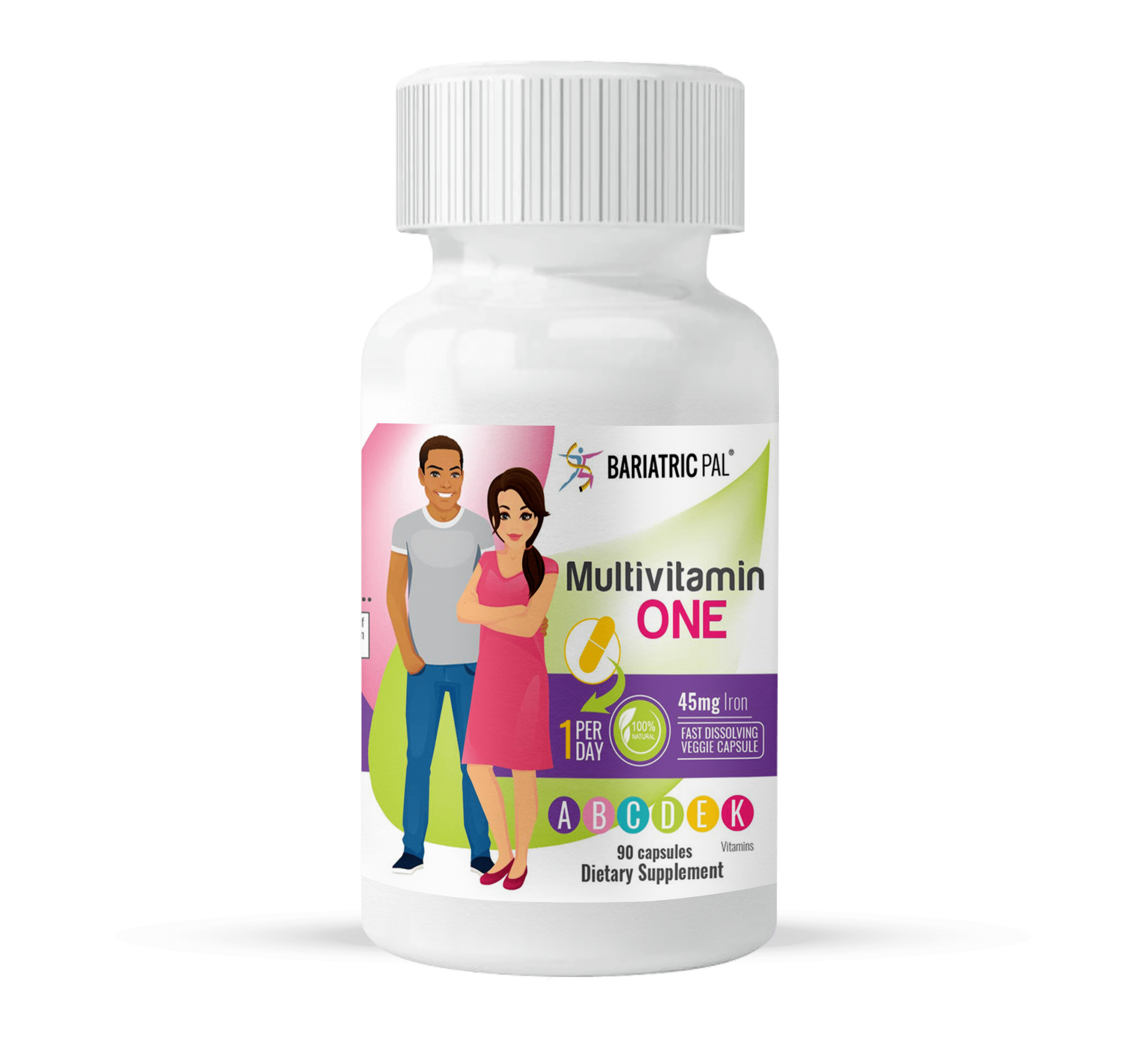 Gastric Sleeve Complete Vitamin Pack - Capsules Size: 3-Month Supply, BariatricPal Multivitamin ONE: Capsule with 45mg Iron, BariatricPal Calcium Citrate Soft Chews: Chocolate Mint