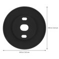 thumbnail image 2 of Nest Thermostat Wall Mount for Wall Mounting Black Silicone Material Covers Old Thermostat Holes 1Pack, 2 of 4