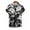 C_ Black, variant on Clearance SSAAVKUY Men's Hawaiian Shirt Short Sleeves Floral Printed Button Down Shirts Summer Beach Dress Shirts Bowling Aloha Shirts Tops Dark Blue XXXXXL