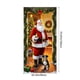 thumbnail image 3 of Cortina navideña para puerta | Cortina navideña de Papá Noel para puerta principal o pared | 89 x 183 cm (35 x 72 pulgadas) Poliéster Decoración festiva para el hogar y el interior, 3 of 6