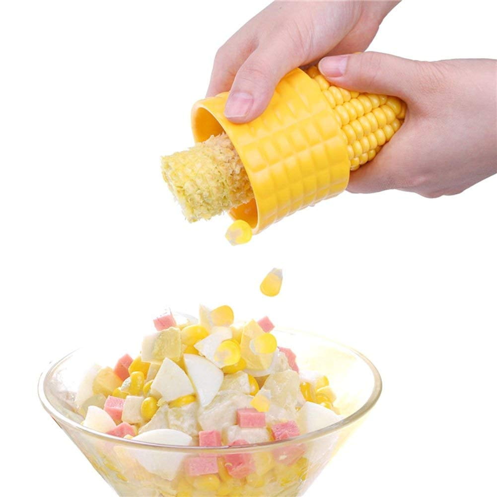 Details about   Stainless Steel Corn Cob Remover Kernel Cutter Kitchen Stripper Peeler Cook Tool 
