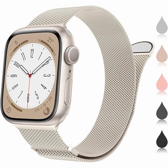 wonima02 Compatible with Apple Watch Band 38mm 40mm 41mm 42mm 44mm 45mm 46mm 49mm Women Men, Stainless Steel Mesh Loop Magnetic Clasp Replacement for iWatch Series 11 10 9 8 7 6 5 4 SE3 SE2 Ultra 3