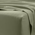 thumbnail image 3 of iEnjoy Home 4-PC Chevron Embossed Microfiber Queen Bed Sheet Set in Green, 3 of 3